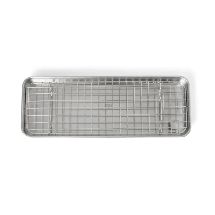 Culimat gastro container with cooling rack - Stainless steel, 38x14x2,5 cm - Culimat