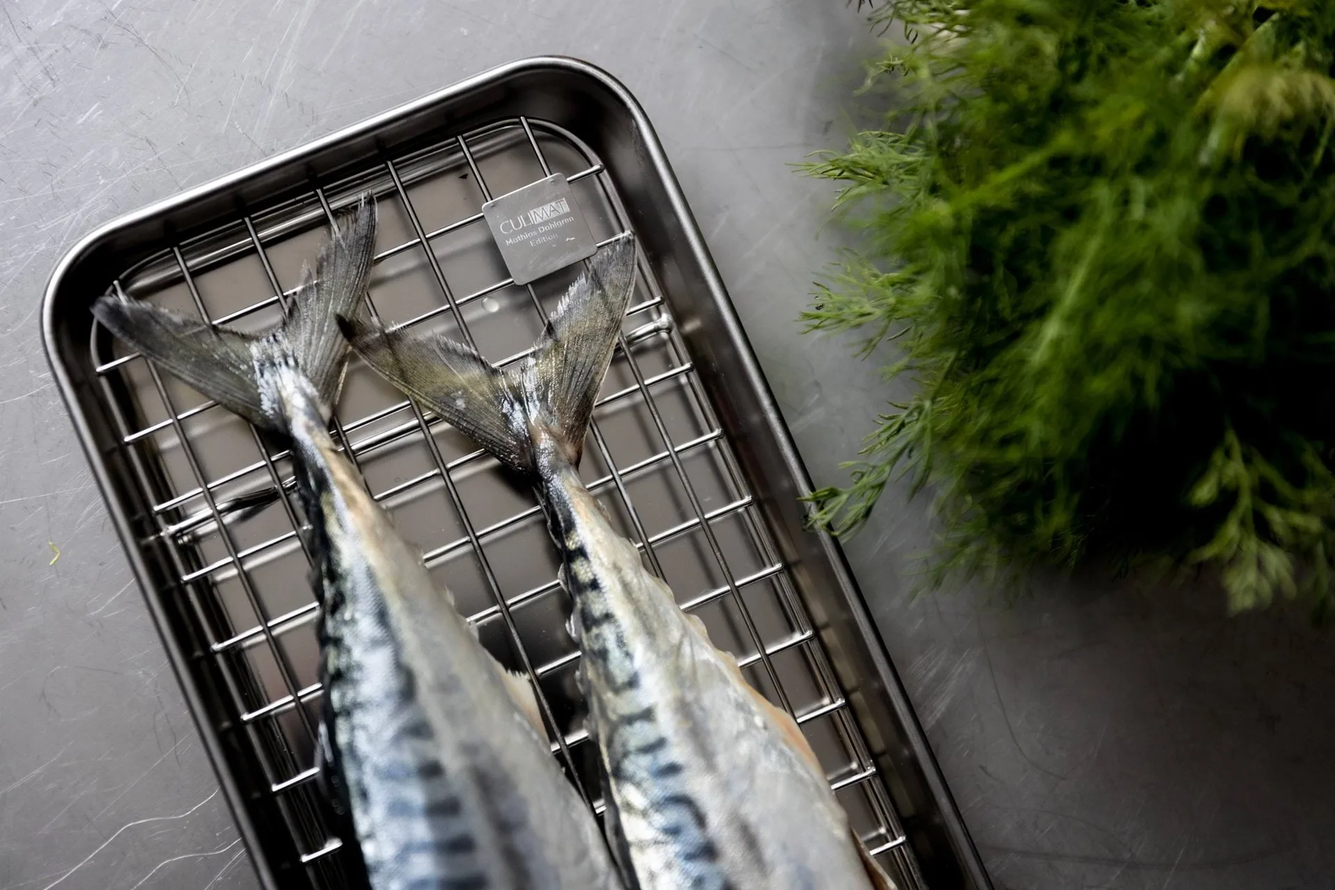 Culimat gastro container with cooling rack, Stainless steel, 38x14x2,5 cm Culimat