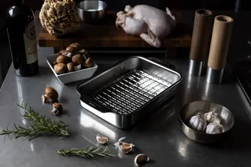 Culimat oven dish - Stainless steel, 25x18x5,5 cm - Culimat