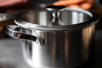 Culimat pot - Stainless steel, glass lid, 3 L - Culimat