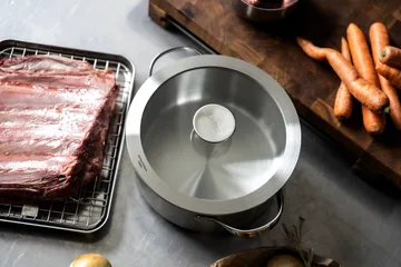 Culimat pot - Stainless steel, glass lid, 3 L - Culimat