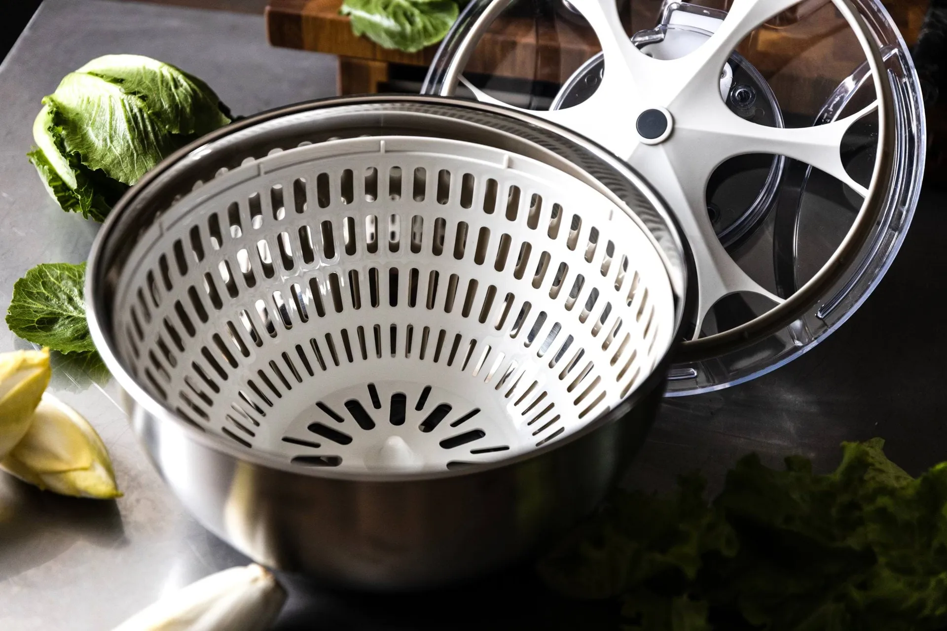 Culimat salad spinner, Stainless steel, 5,5 L Culimat