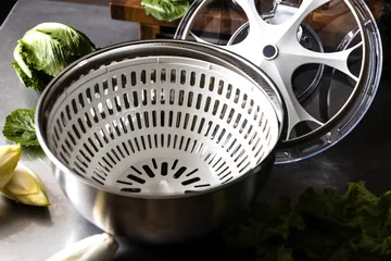 Culimat salad spinner - Stainless steel, 5,5 L - Culimat