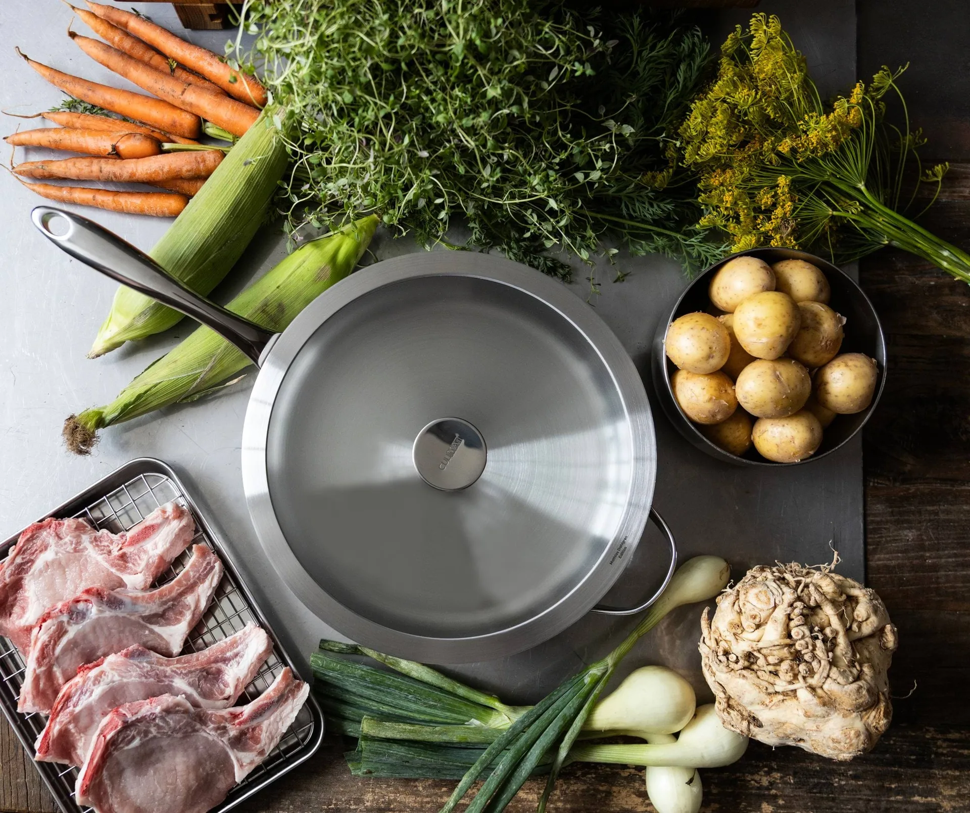 Mathias Dahlgren sauté pan, Stainless steel, Ø28 cm Culimat