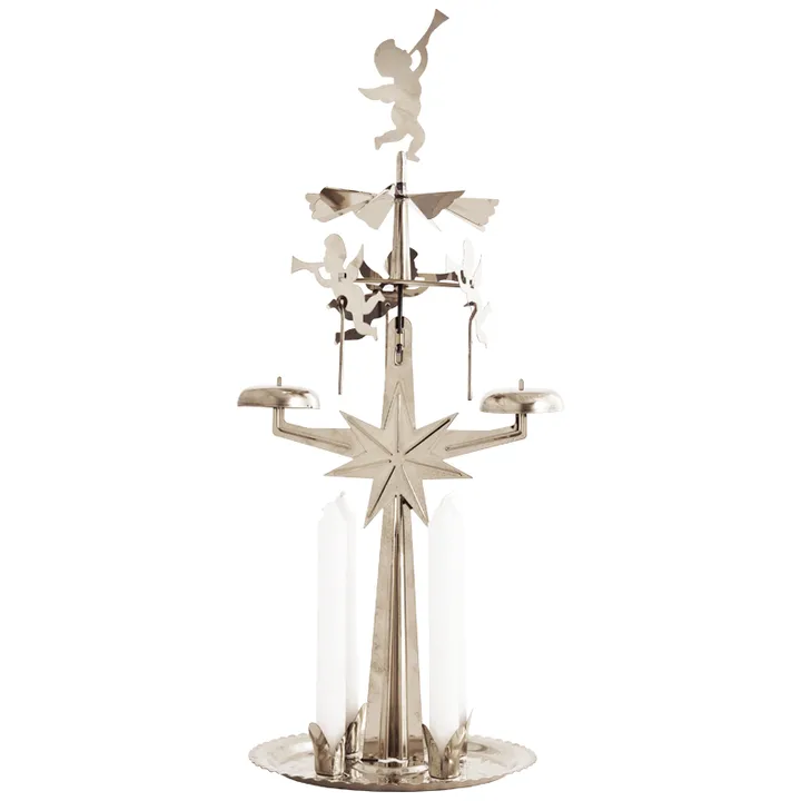 Angel chimes original - Silver, 28 cm - Dala Industrier