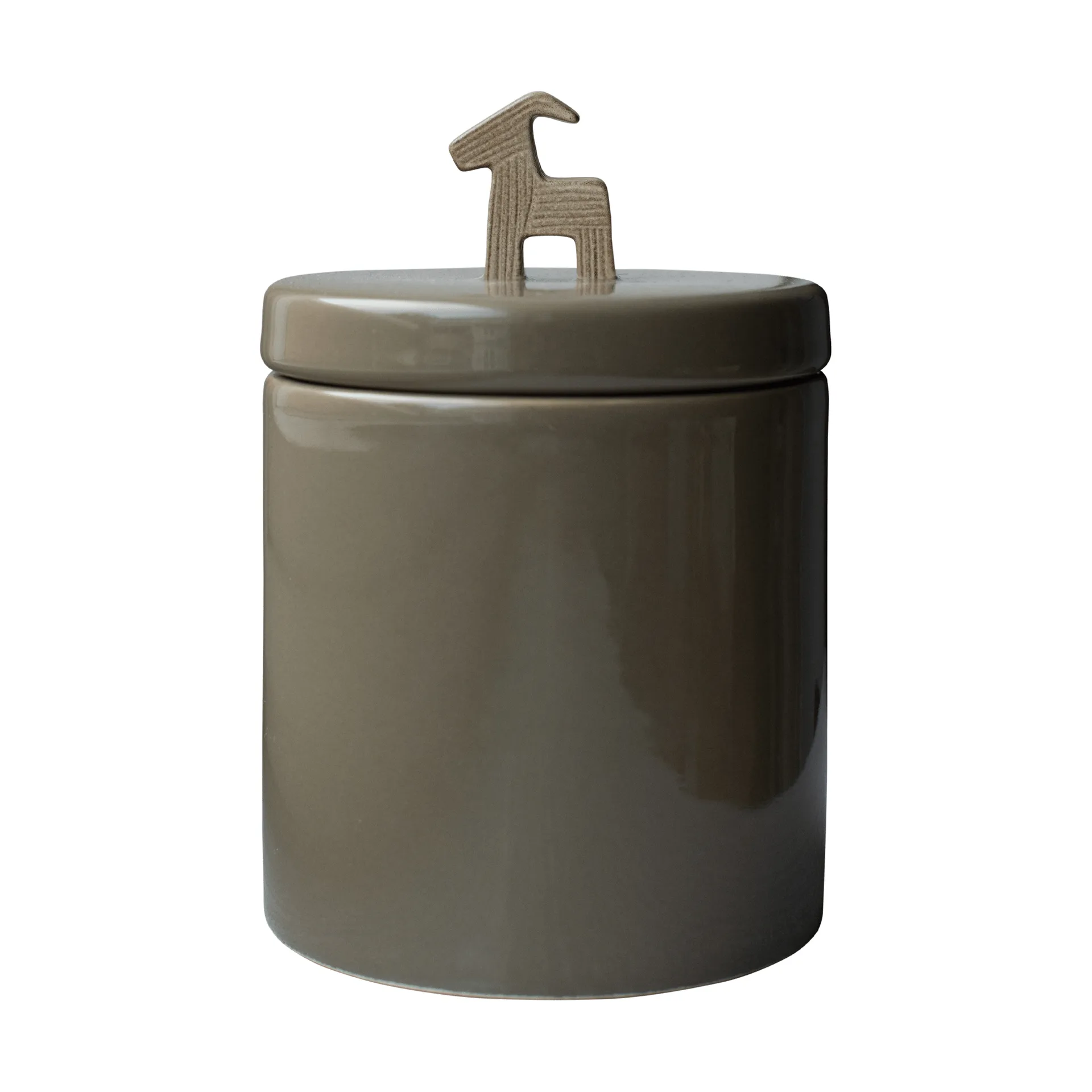 Bruse jar with lid, Shiny dust, Ø12x16 cm DBKD