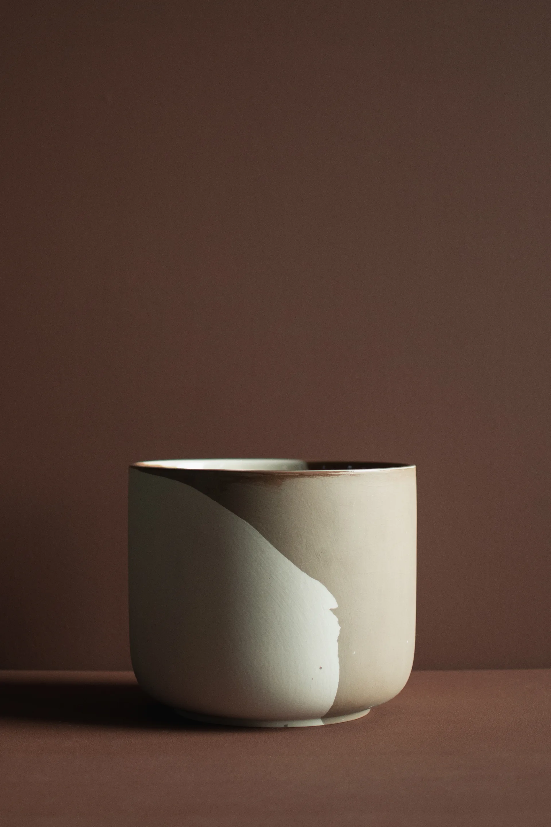 Calm pot Ø23 cm, Beige-brown DBKD