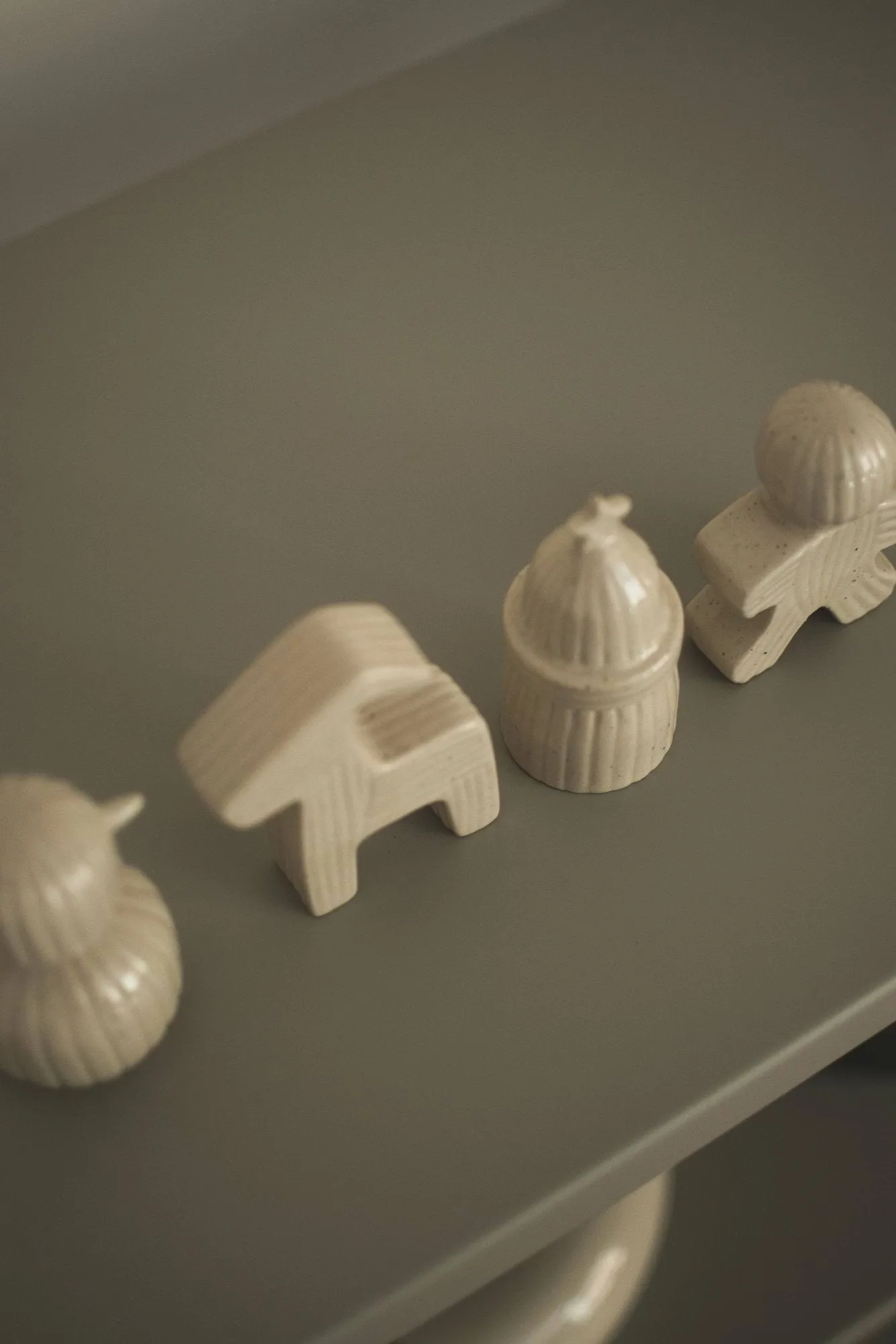 Christmas train Christmas decoration 4 pieces, Vanilla DBKD