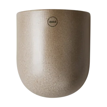 Cut wall-mounted flowerpot beige - Large 17 cm - DBKD
