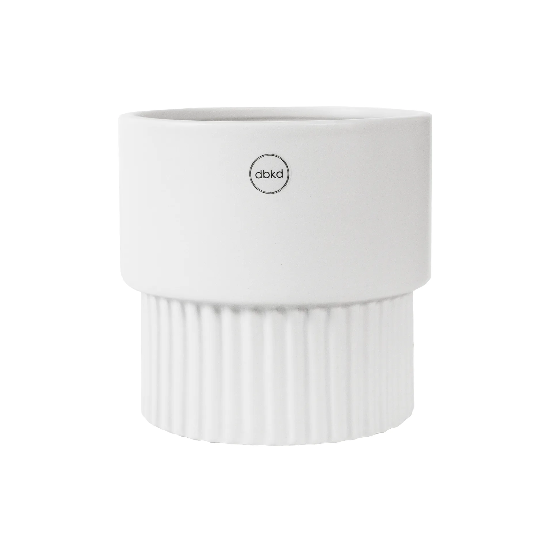 Front flower pot Ø16, white DBKD
