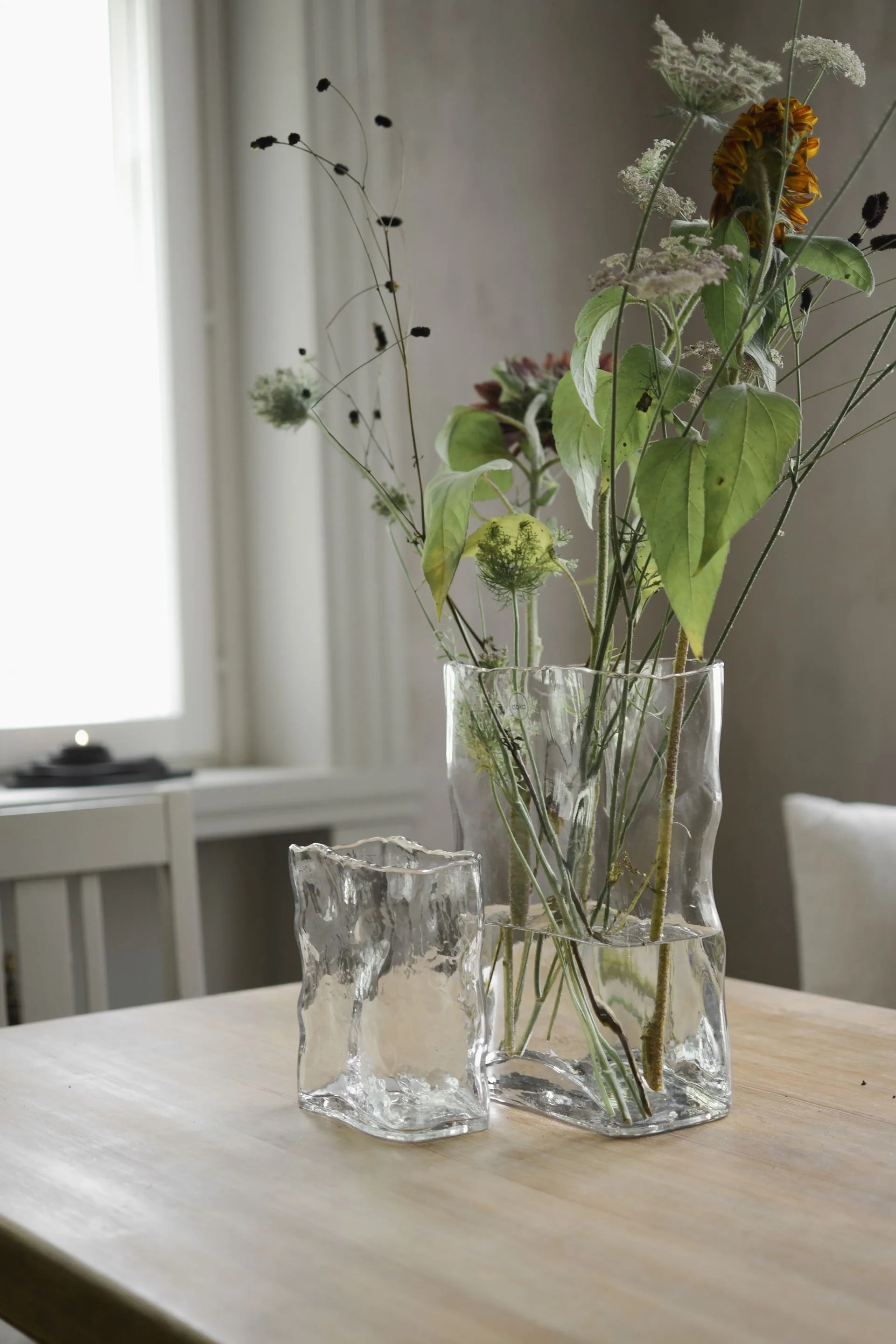 Meadow vase H18 cm, Clear DBKD