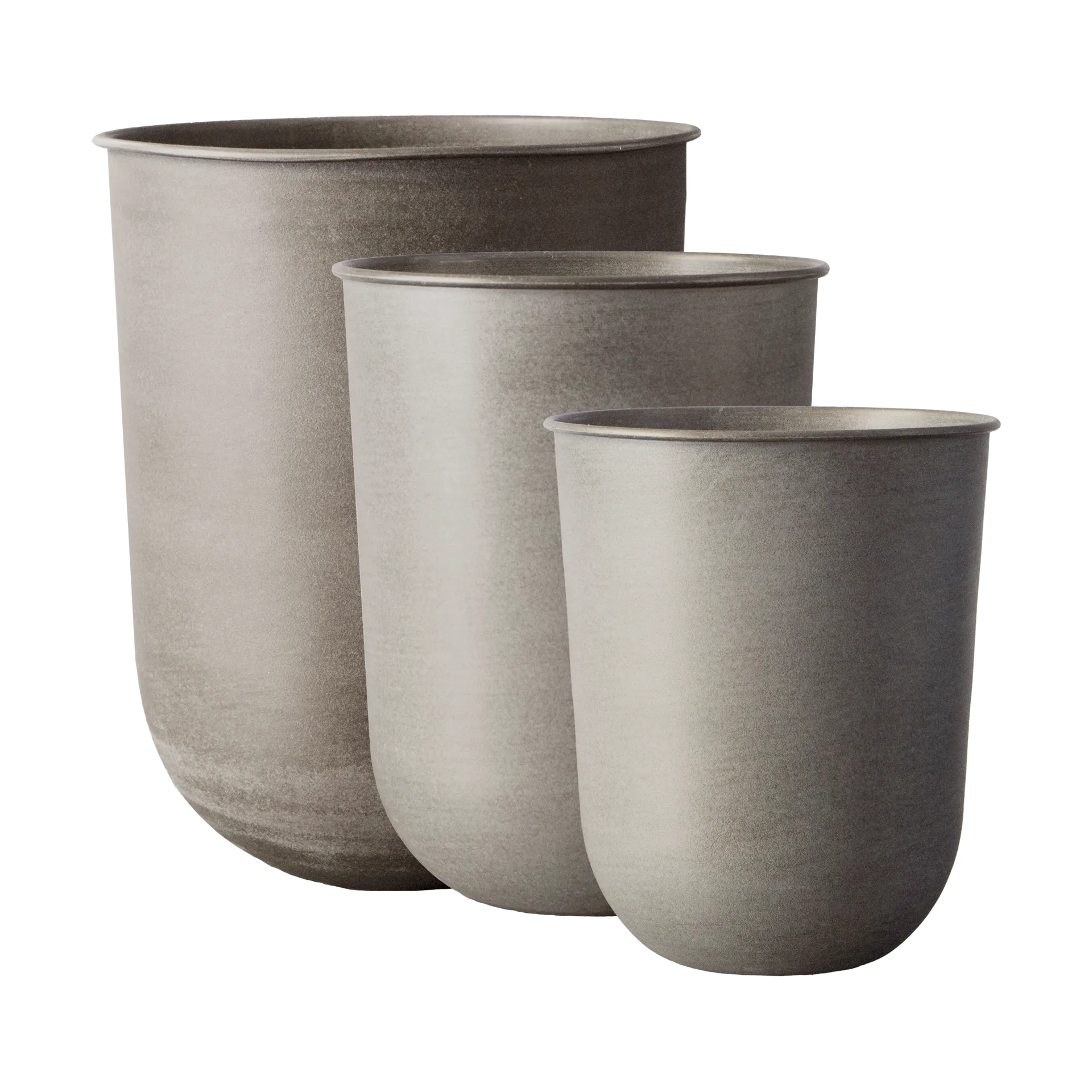 Out flower pot 3 pieces, Beige DBKD