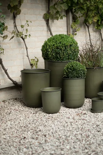Out flower pot 4 pieces - Green - DBKD