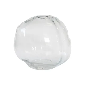 Pebble vase - Transparent, small Ø20 cm - DBKD