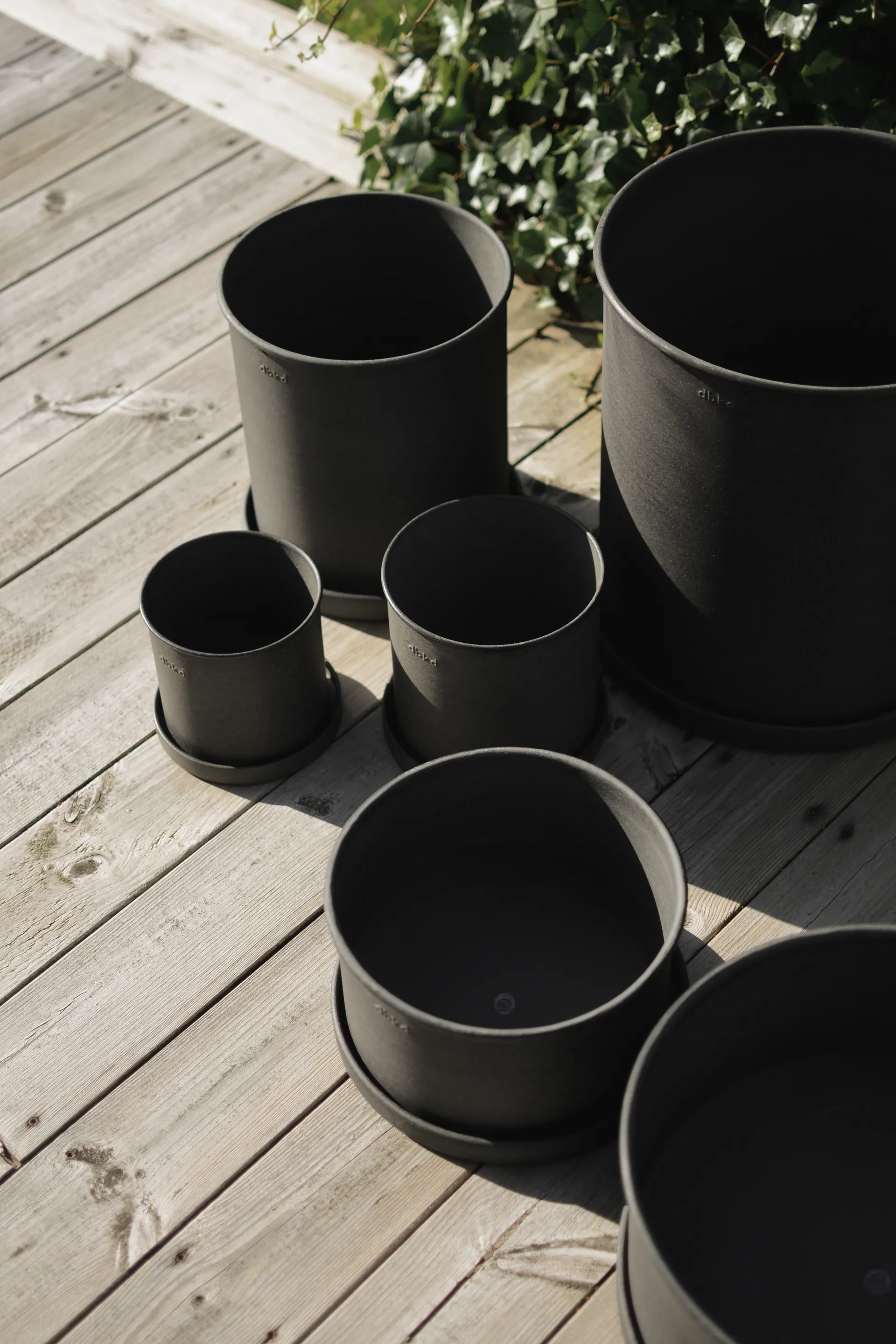 Plant pot small 2-pack, Black DBKD