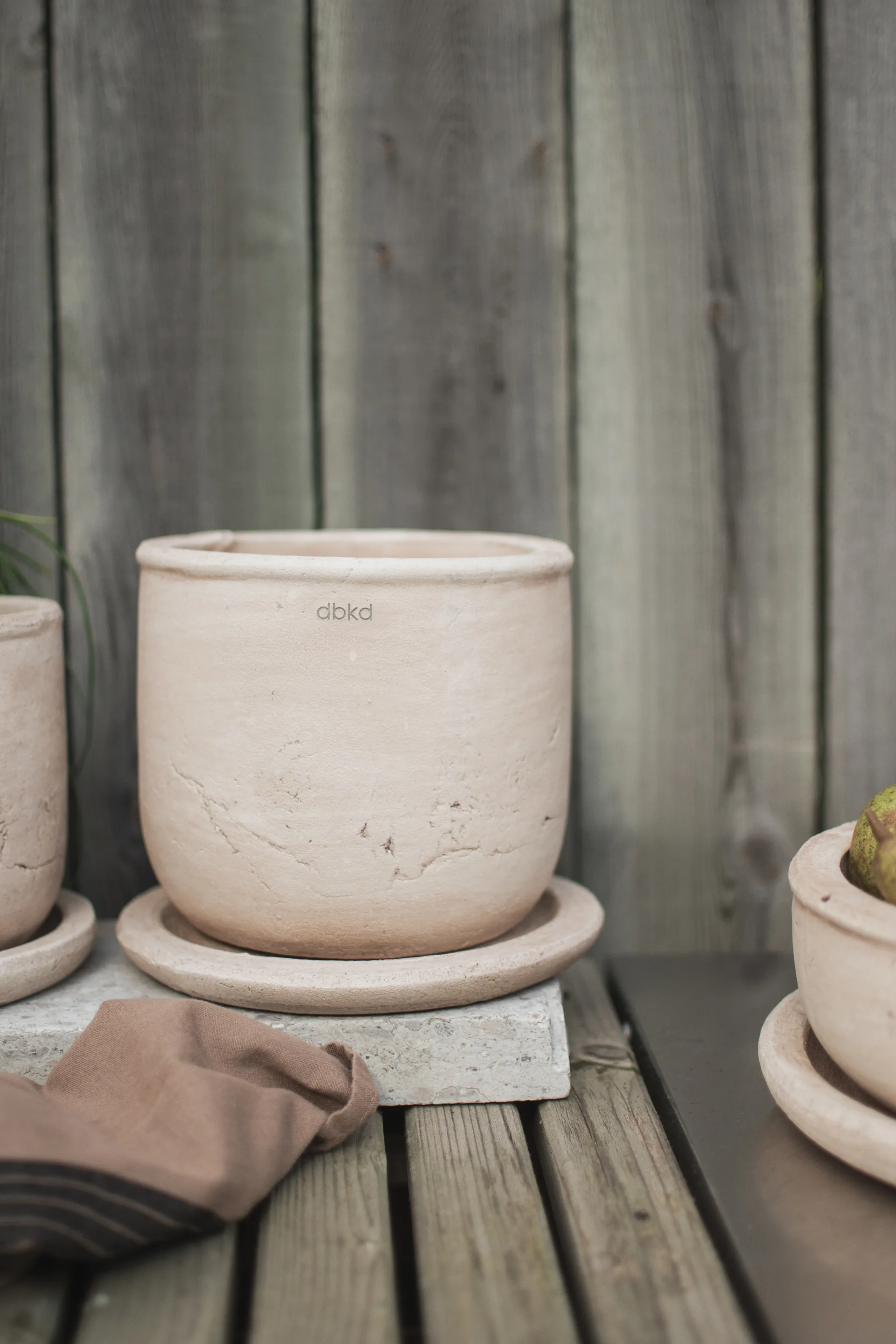 Terra pot, Sand, Ø18x18 cm DBKD