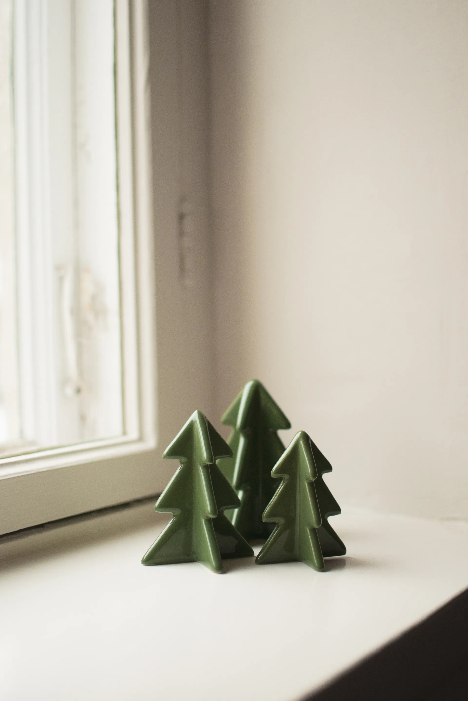 Winter tree decoration, Green, 9.5 cm DBKD