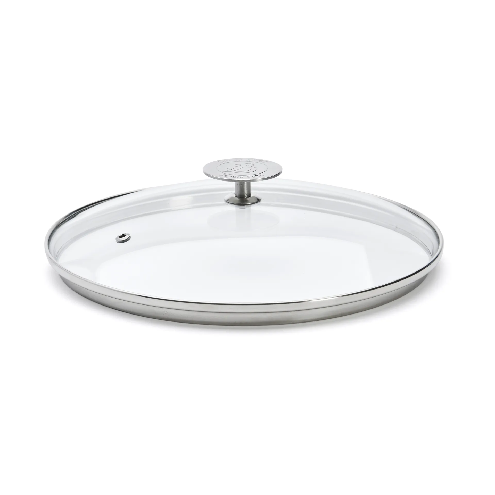 Alchimy glass lid deep ring, Ø24 cm De Buyer