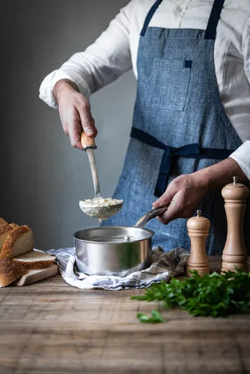 De Buyer B Bois soup ladle with wooden handle - Stainless steel - De Buyer