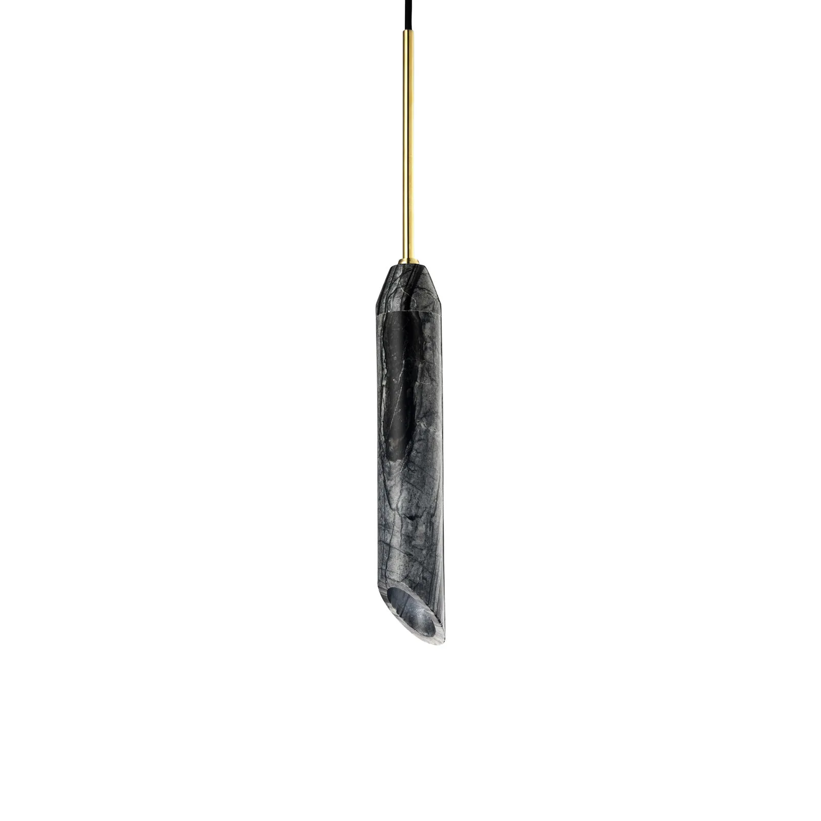 Marble Art pendant Ø5x55 cm marble, Charcoal Design By Us