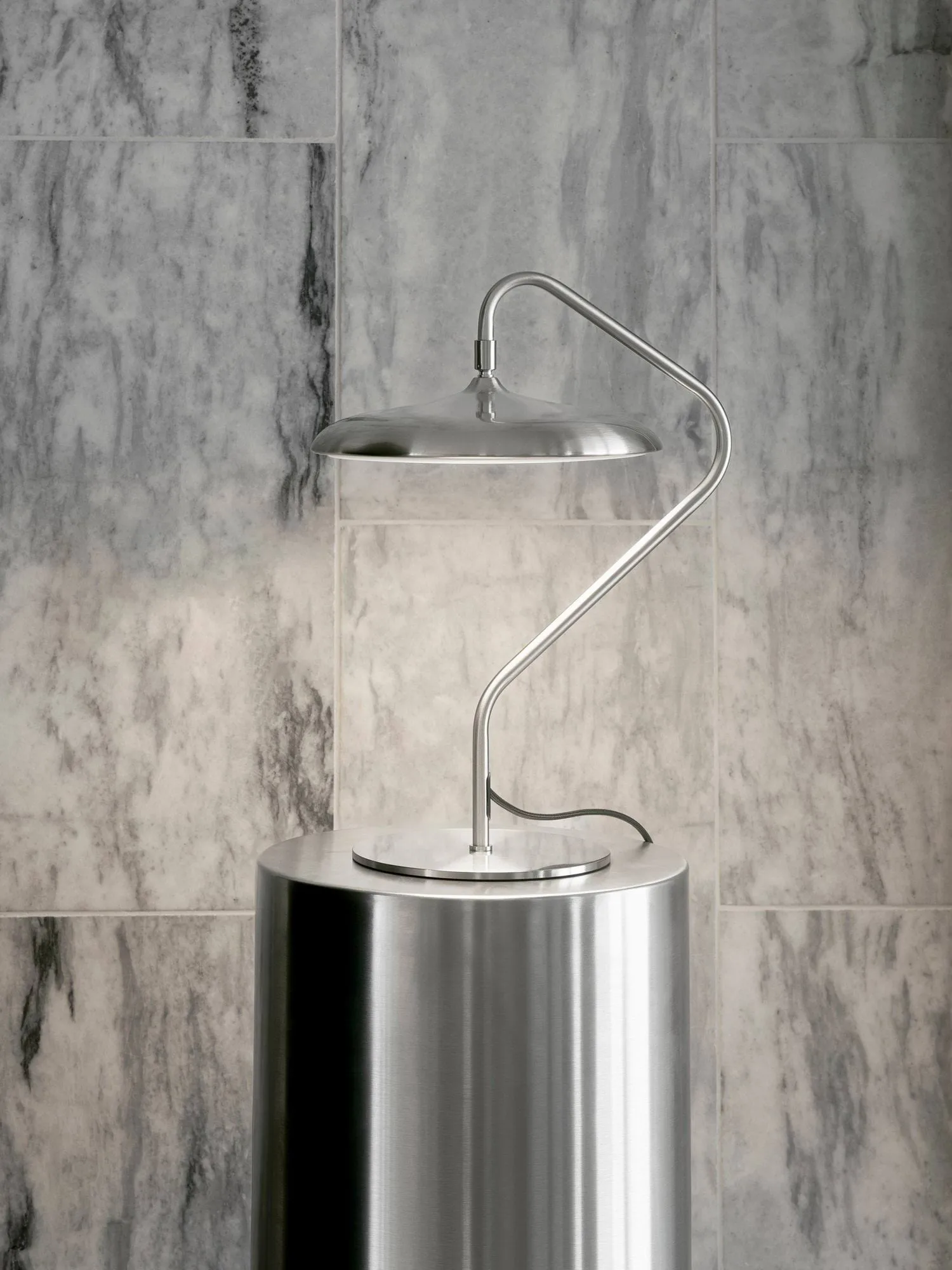 Artist table lamp, Stainless steel, 41 cm Design For The People
