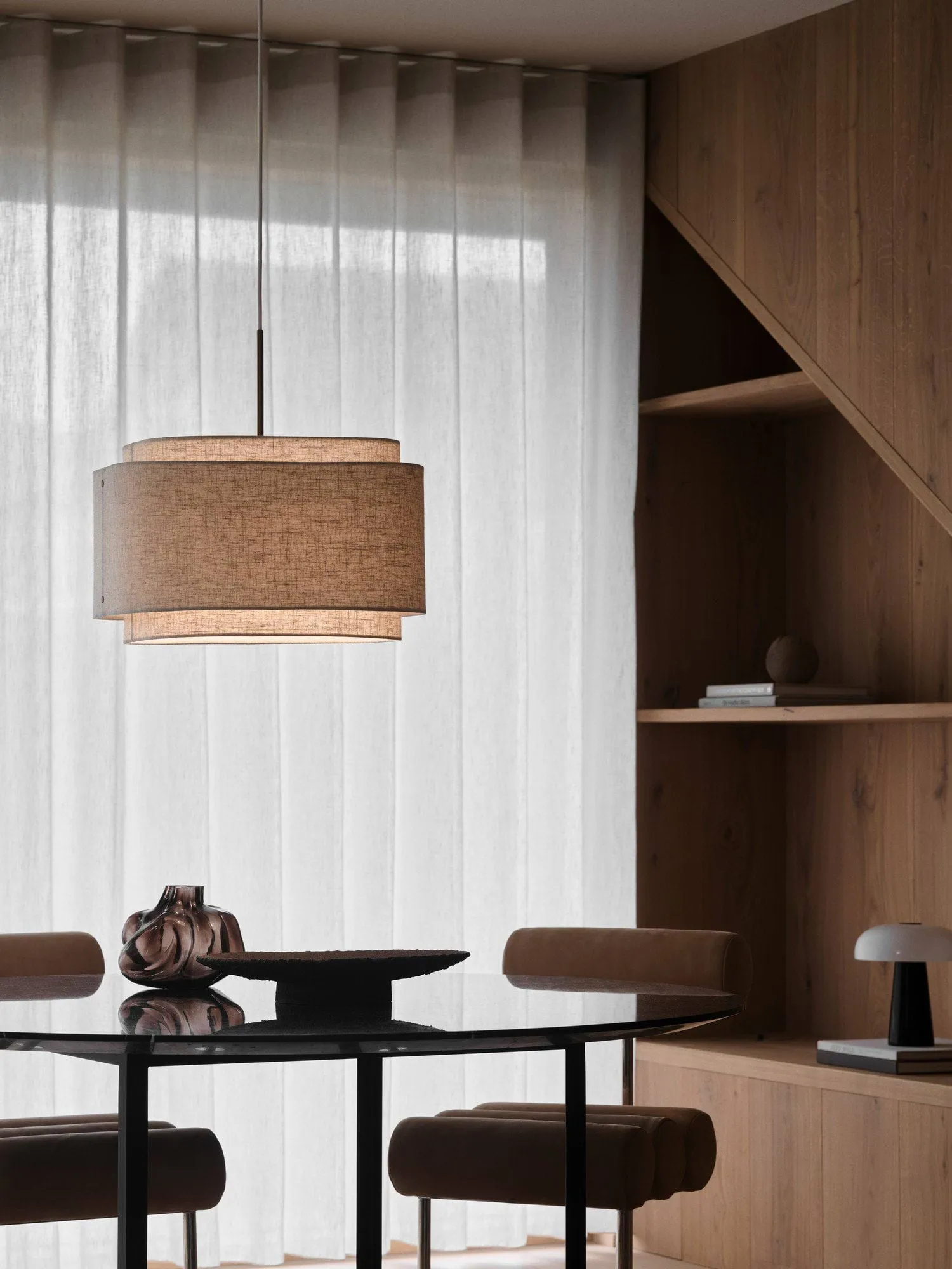 Takai ceiling lamp, Beige, Ø45 cm Design For The People