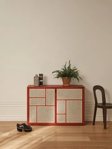 Air side table - Red - Design House Stockholm