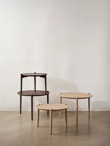 Aria coffee table - Dark oak, Ø60x46 cm - Design House Stockholm