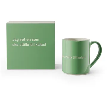 Astrid Lindgren mug, jag vet en som ska… - Swedish text - Design House Stockholm