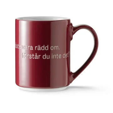 Astrid Lindgren mug 'Livet är en sak' - Swedish text - Design House Stockholm