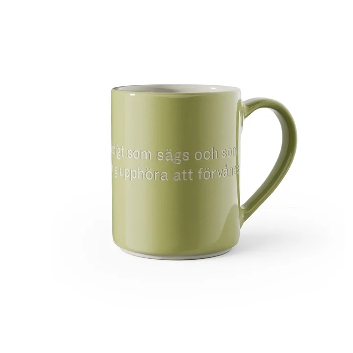 Astrid Lindgren mug, Oh, oh, so much unnecessary.. - Swedish text - Design House Stockholm
