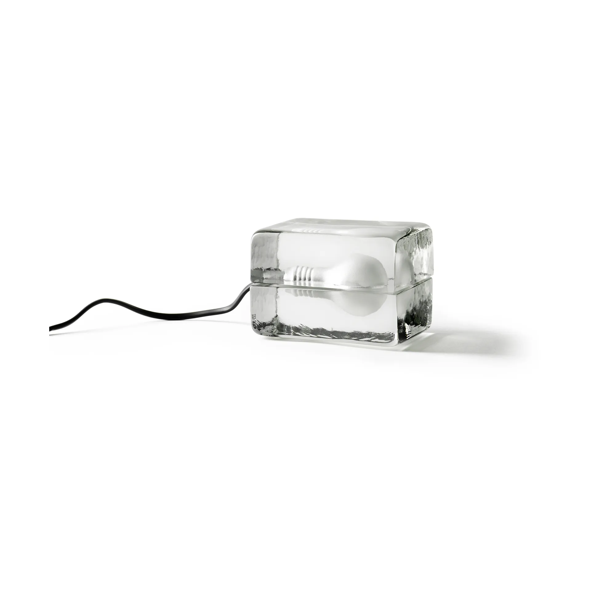 Block Lamp Mini table lamp, Clear, 12x8x7,5 cm Design House Stockholm