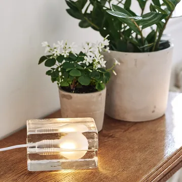 Block Lamp - white cord - Design House Stockholm