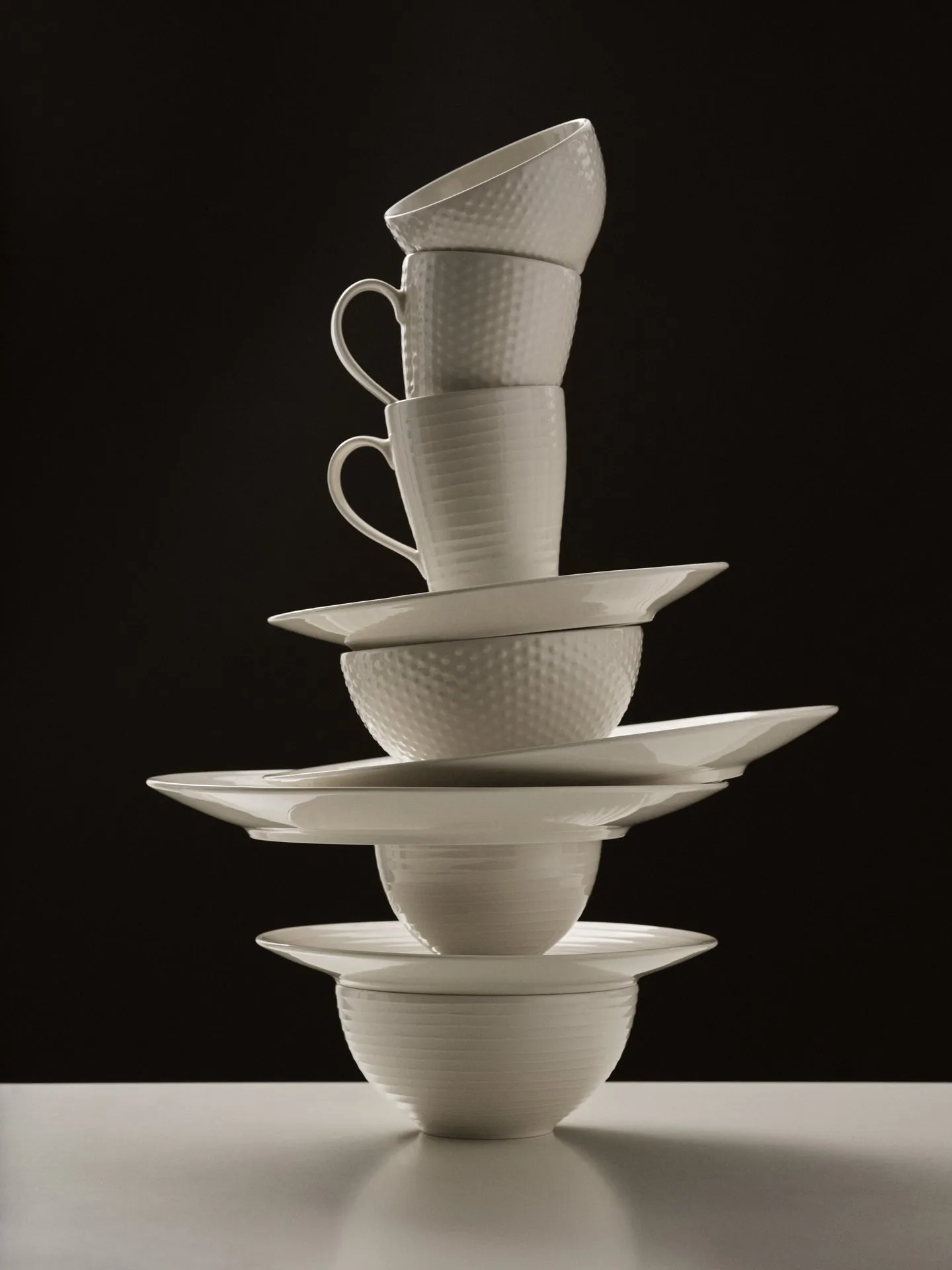 Blond mug, dot white Design House Stockholm