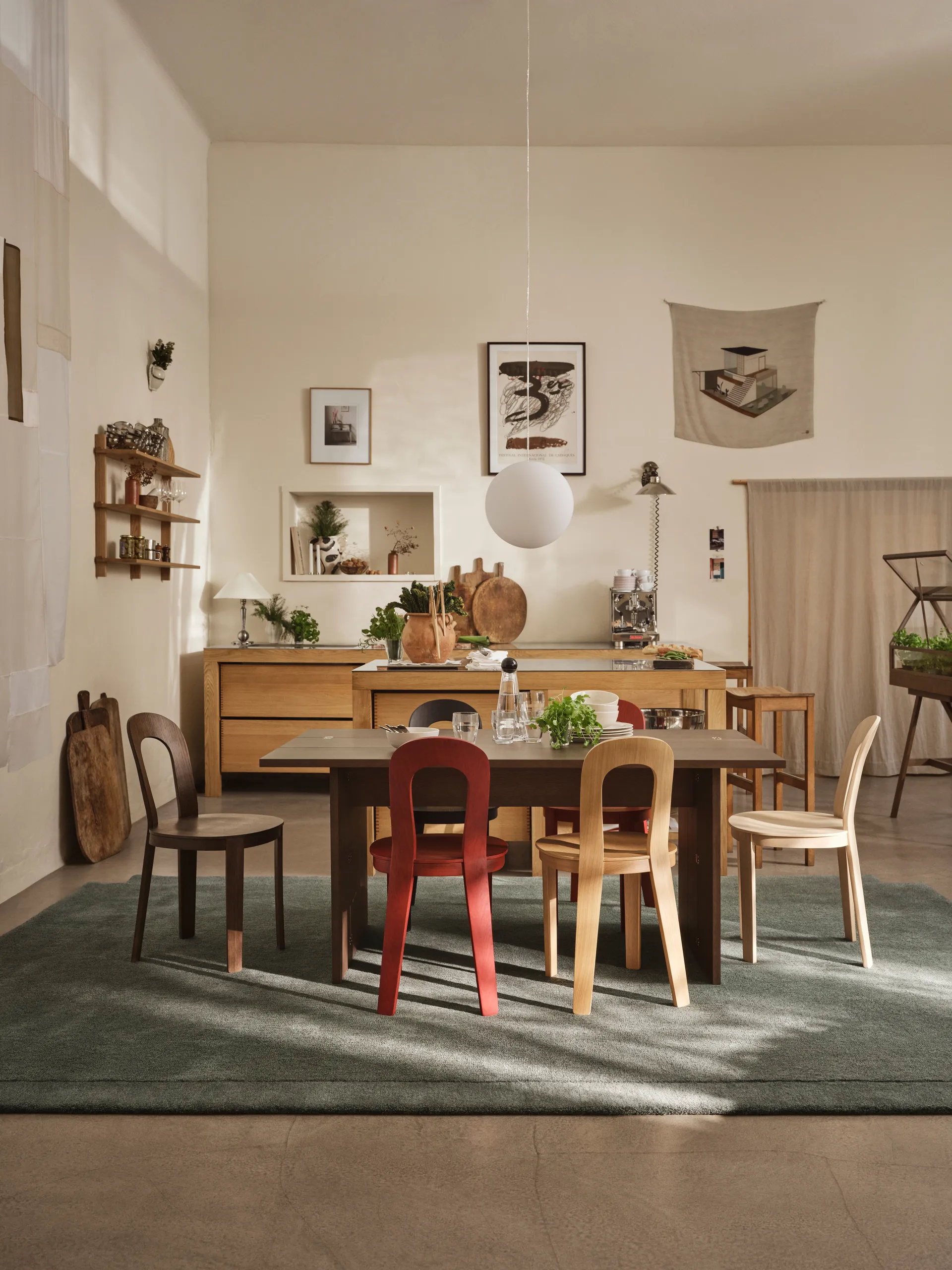 Flip table, Dark oak, 160 cm Design House Stockholm