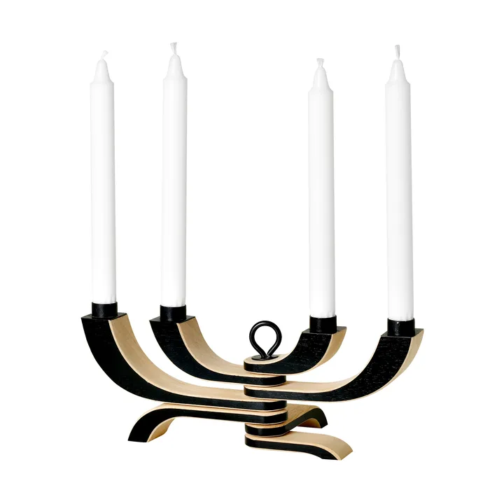 Nordic Light candleholder 4 arms - black - Design House Stockholm