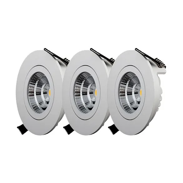 Designlight Downlight Tilt Including Driver and Cabling 3-pack, QB-303MW white Designlight