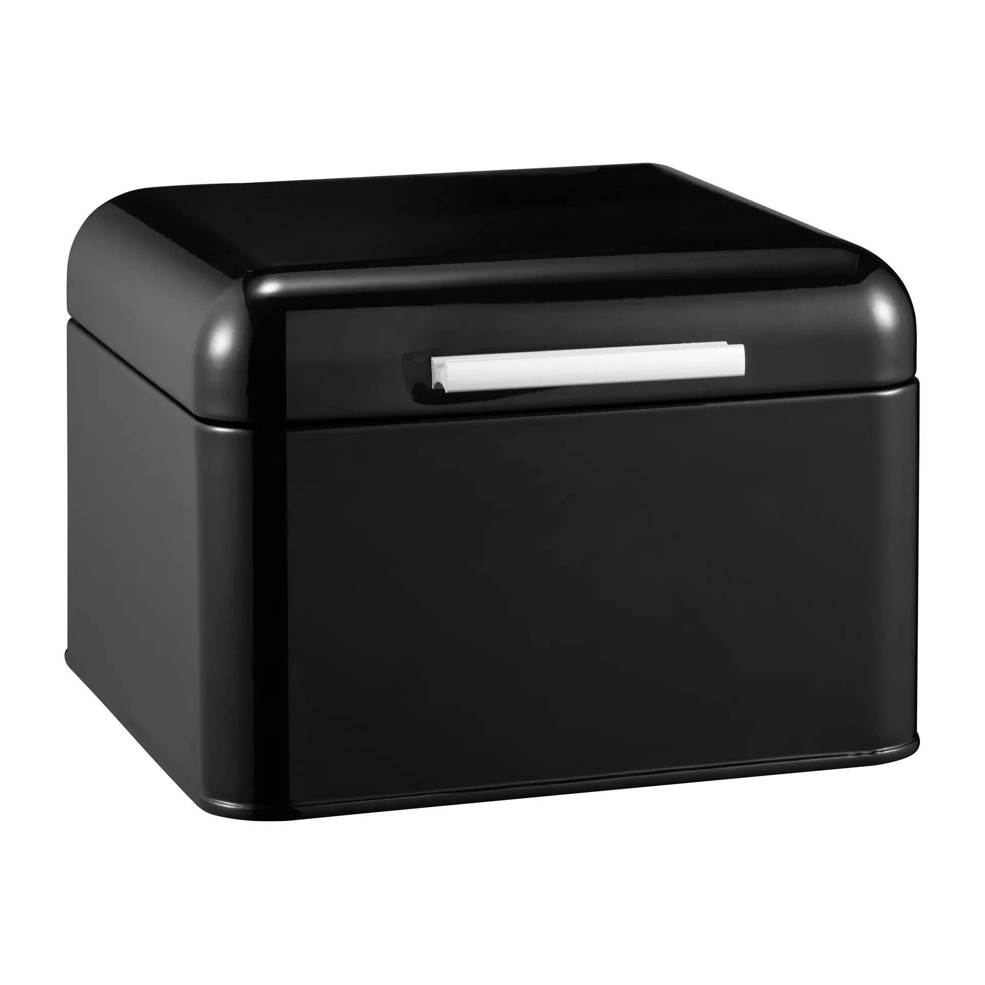 Bella bread bin carbon steel 20x20 cm, Black Dorre
