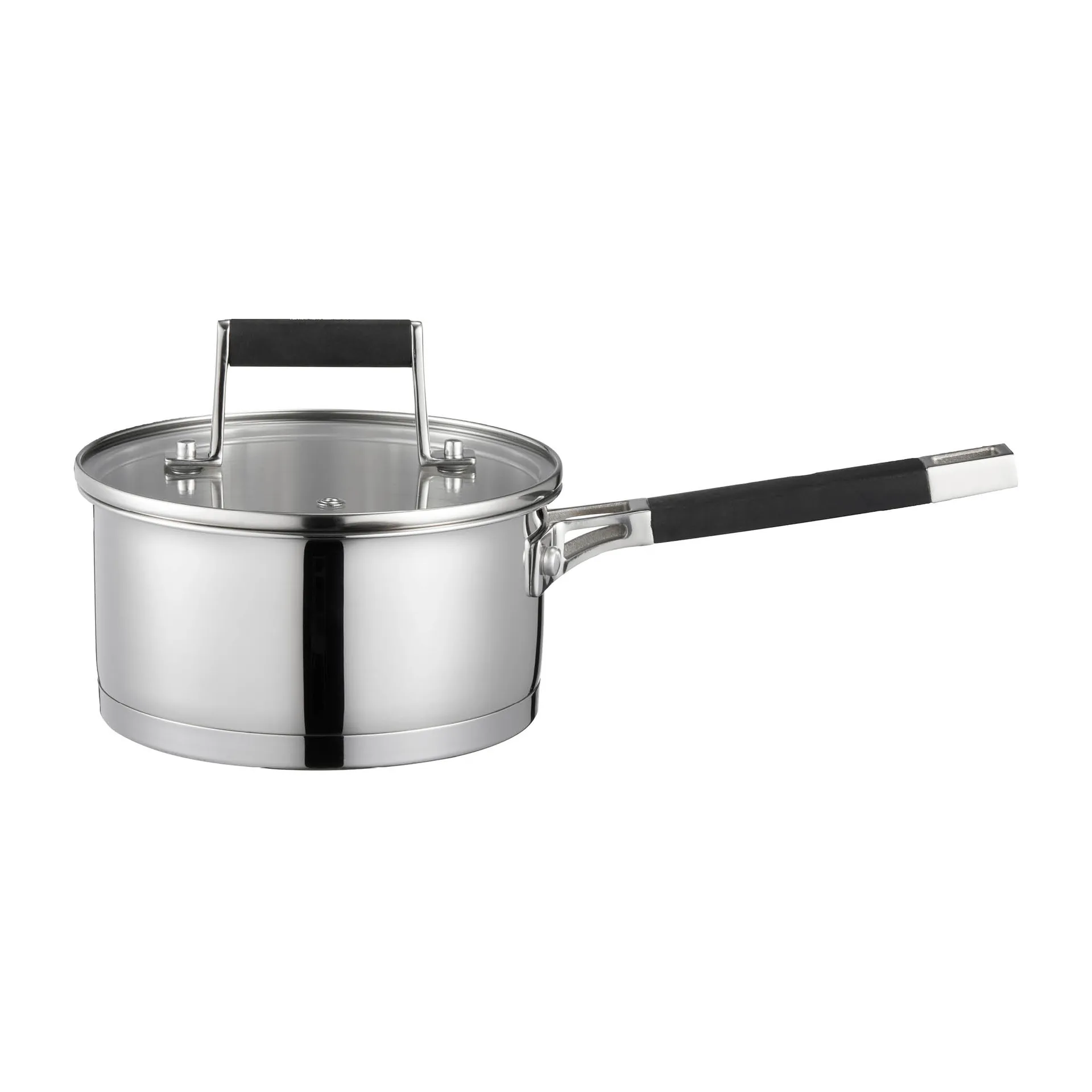 Kaci saucepan set 6 pieces, Stainless steel Dorre