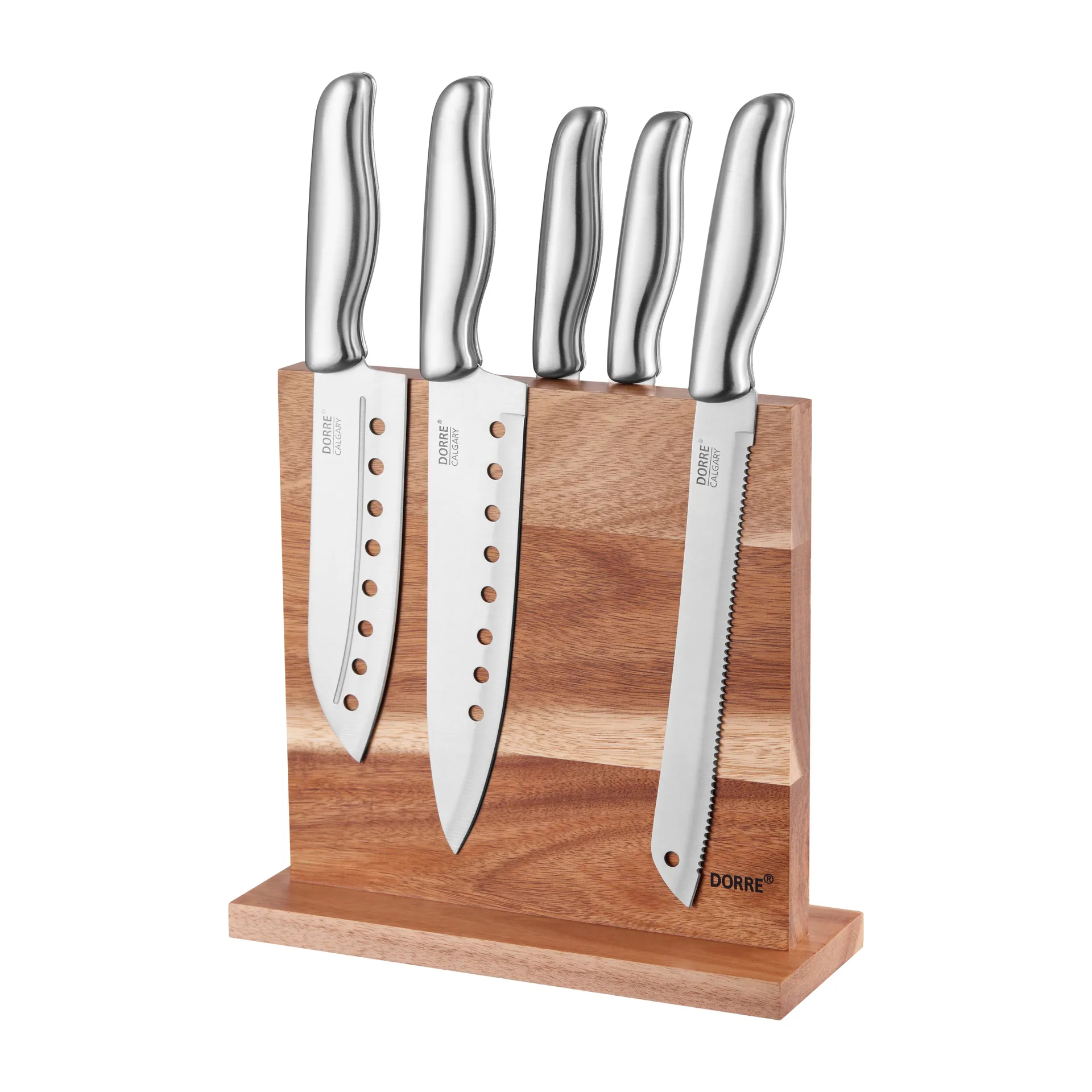 Kaya knife block 22x22 cm, Acacia Dorre