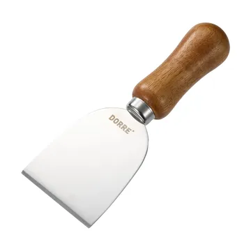 Olva cheese knife set - Acacia wood, stainless steel, 3-piece, 13 cm - Dorre