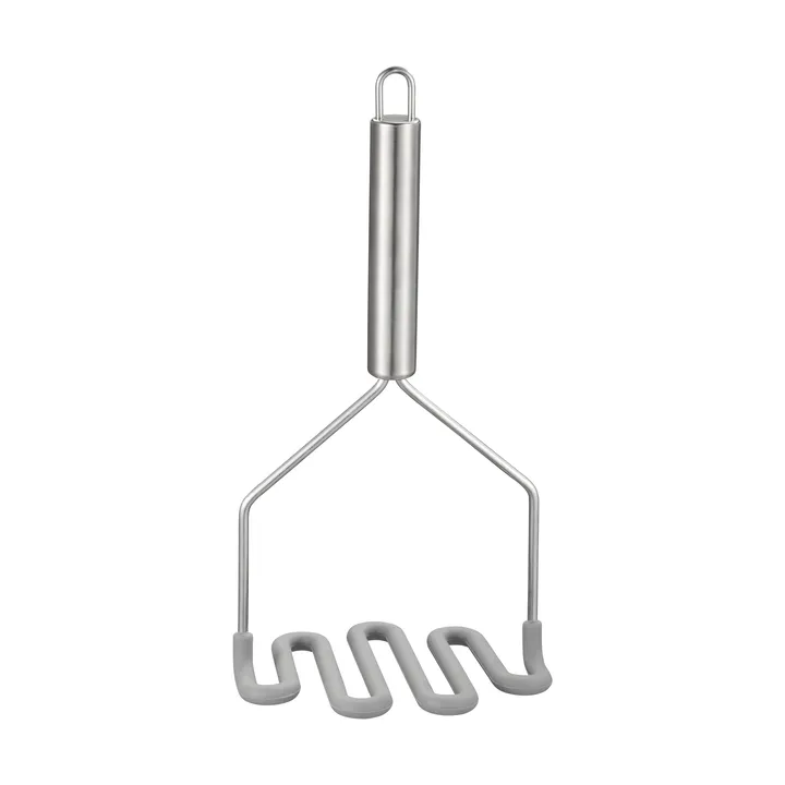 Pam potato masher - Stainless steel, silicone, 24x12x9 cm - Dorre
