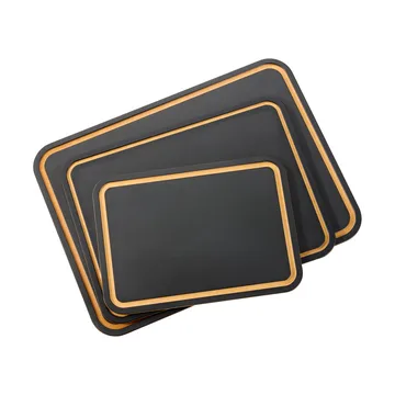 Sami chopping board pressed wood fiber - Black, 37x27.5 cm - Dorre