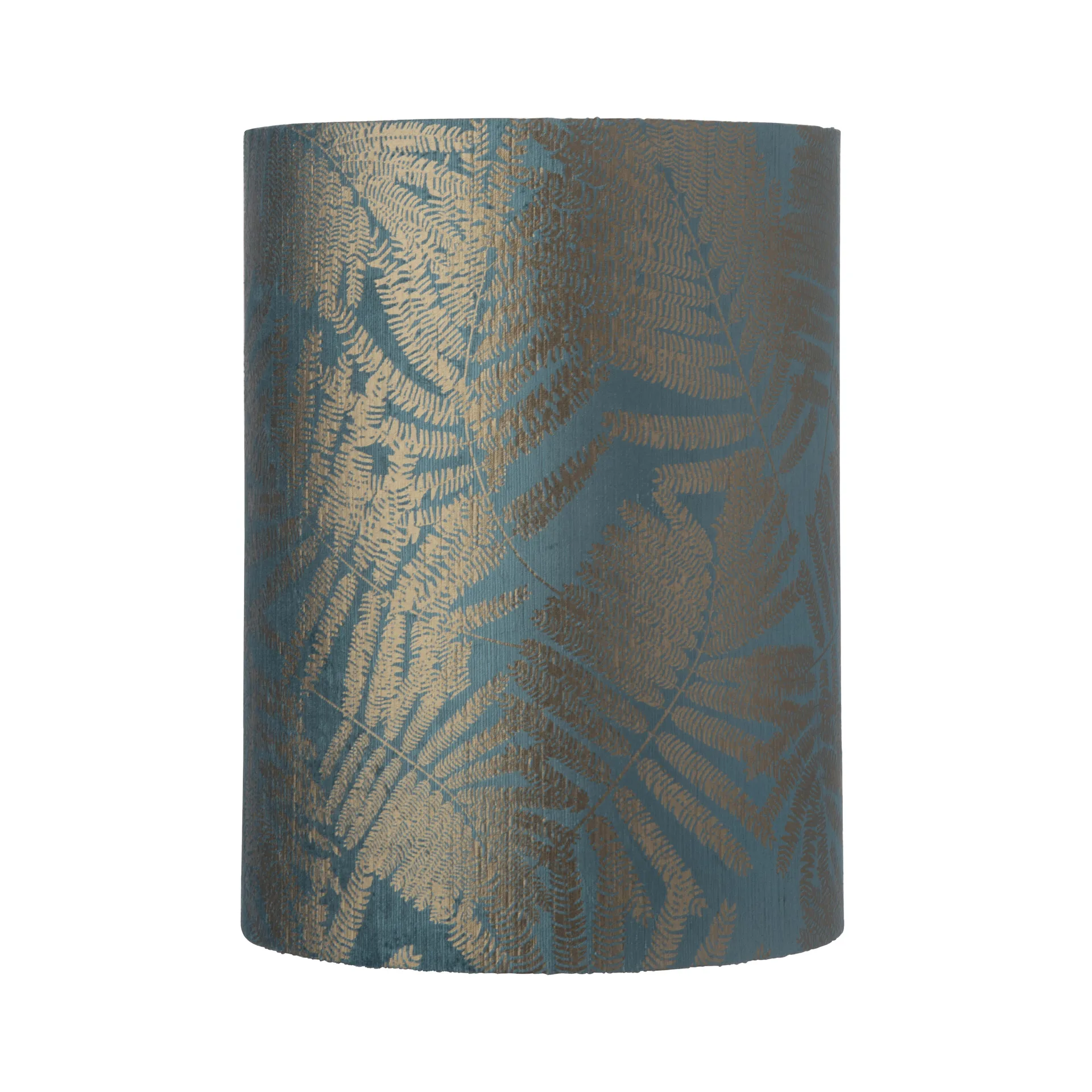 Fern leaves lamp shade Ø 30 cm, teal EBB & FLOW
