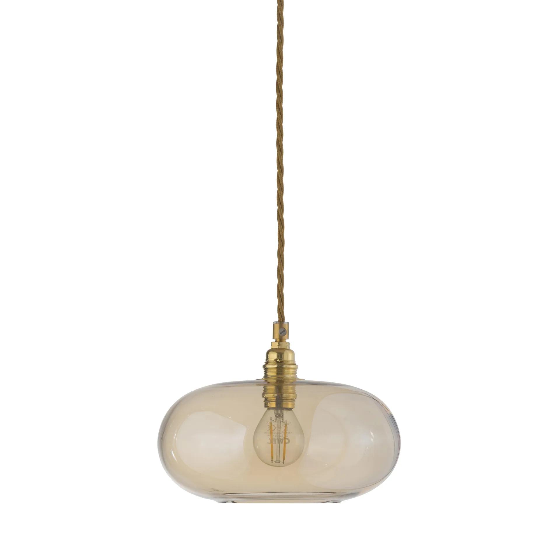 Horizon ceiling lamp Ø 21 cm, golden smoke EBB & FLOW