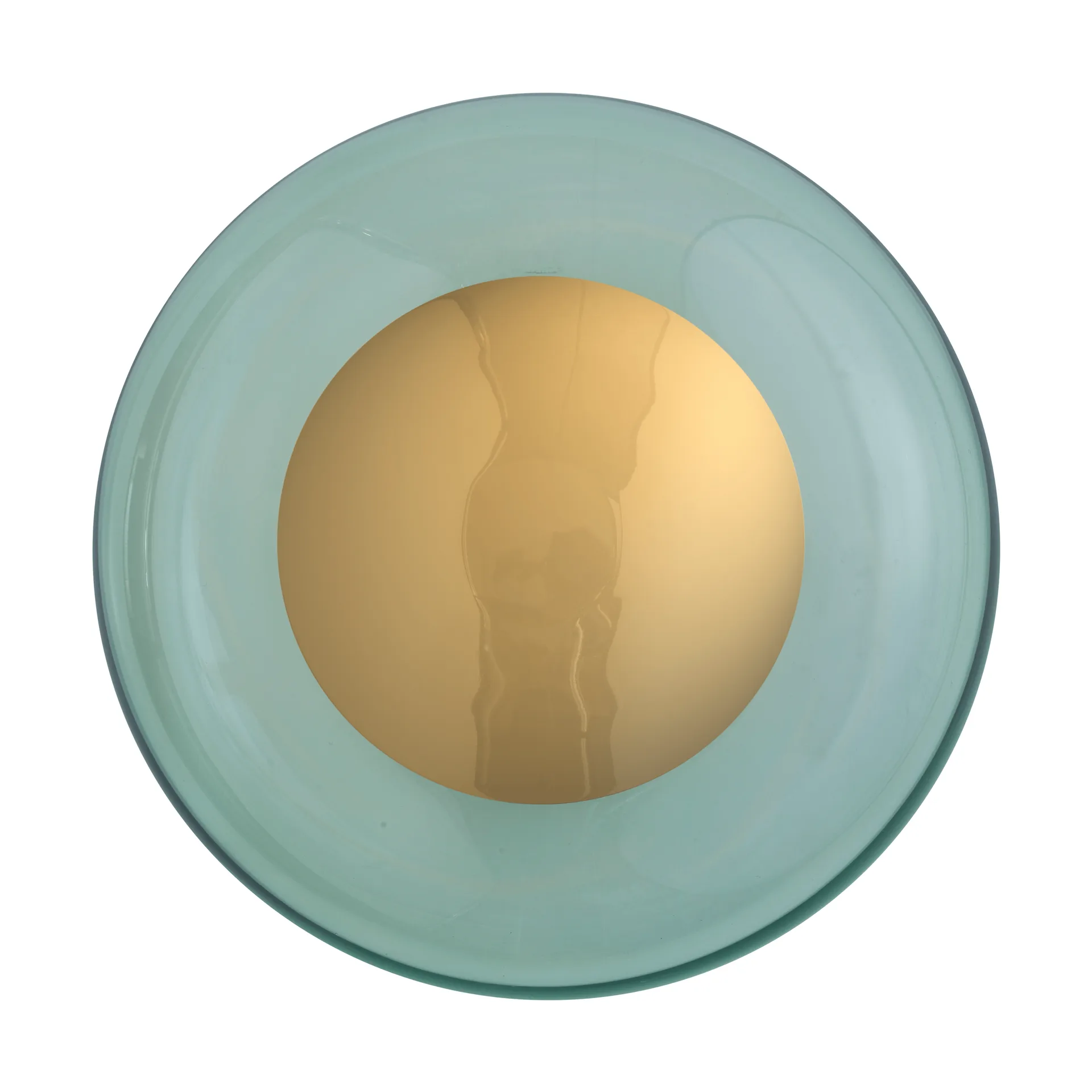 Horizon surface wall lamp, Forest green, Ø29 cm EBB & FLOW