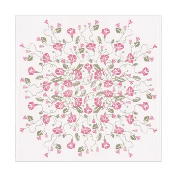 Åkervinda tablecloth 75x75 cm - Pink - Ekelund Linneväveri