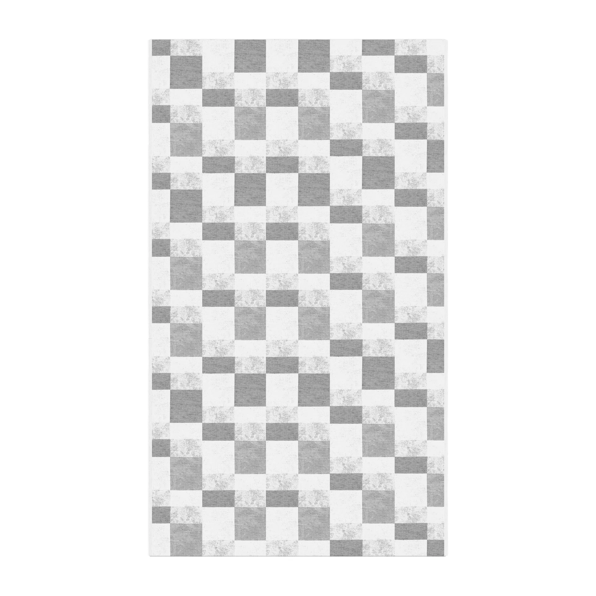Block table cloth 150x300 cm, grey Ekelund Linneväveri
