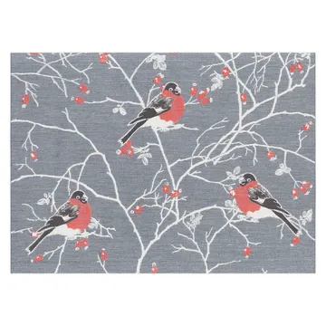 Frostkvist placemat 35x48 cm - grey - Ekelund Linneväveri