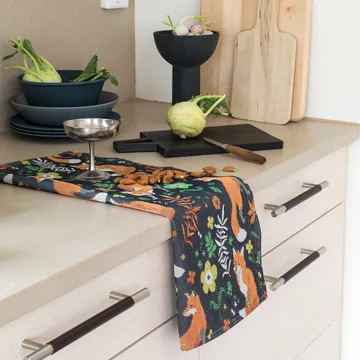 Rävrike kitchen towel 35x50 cm - multi - Ekelund Linneväveri